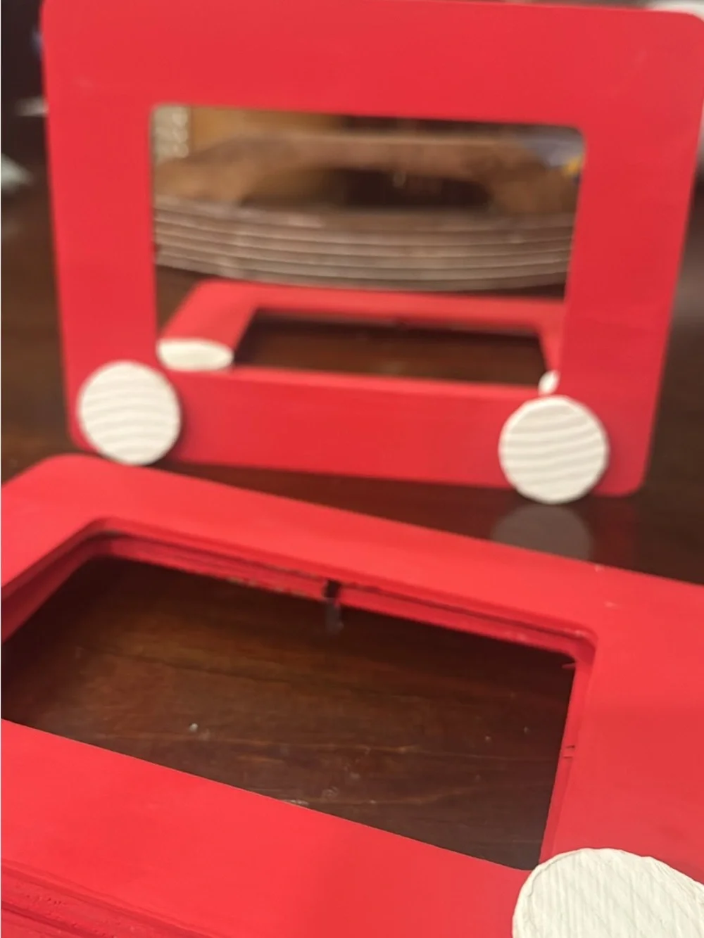 Etch A Sketch Decorative Wooden Photo Frame perfect for Toy Story party